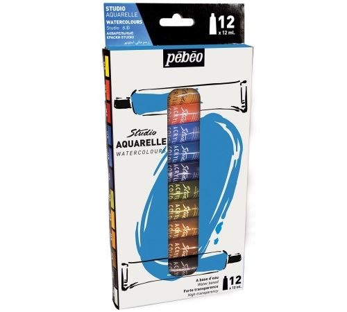 AQUARELLE FINE SET 12 TUBES 12ML
