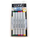 Feutres COPIC Marker, Set 5 Couleurs Vives
