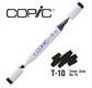 Feutres COPIC Marker, T9 TONER GRAY NO9