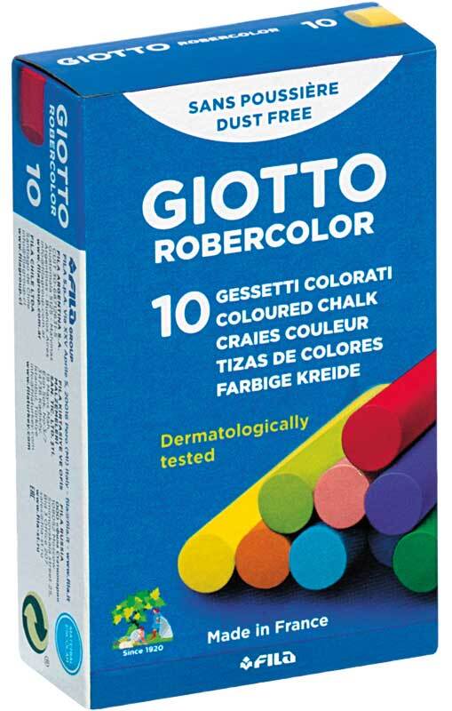 Giotto, Boite de 10 Craies Couleurs