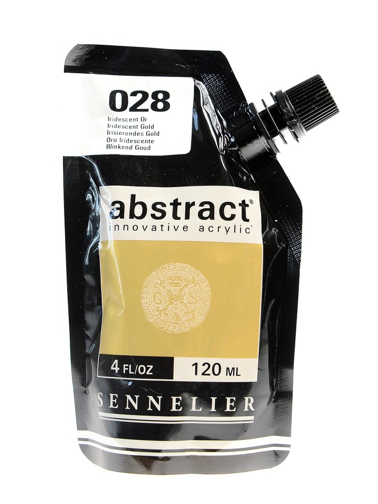 Peinture Acrylique Sennelier - Abstract, 028 Iridescent Or 120ml 120ml