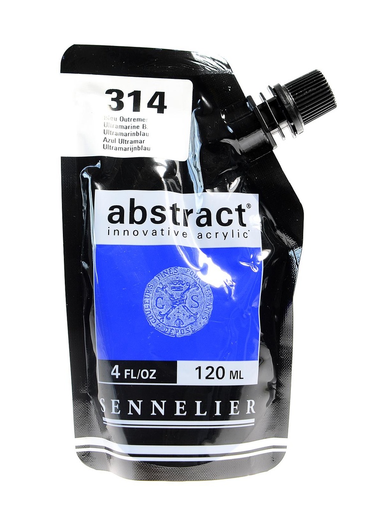 Peinture Acrylique Sennelier - Abstract, 314 Bleu Outremer 120ml 120ml