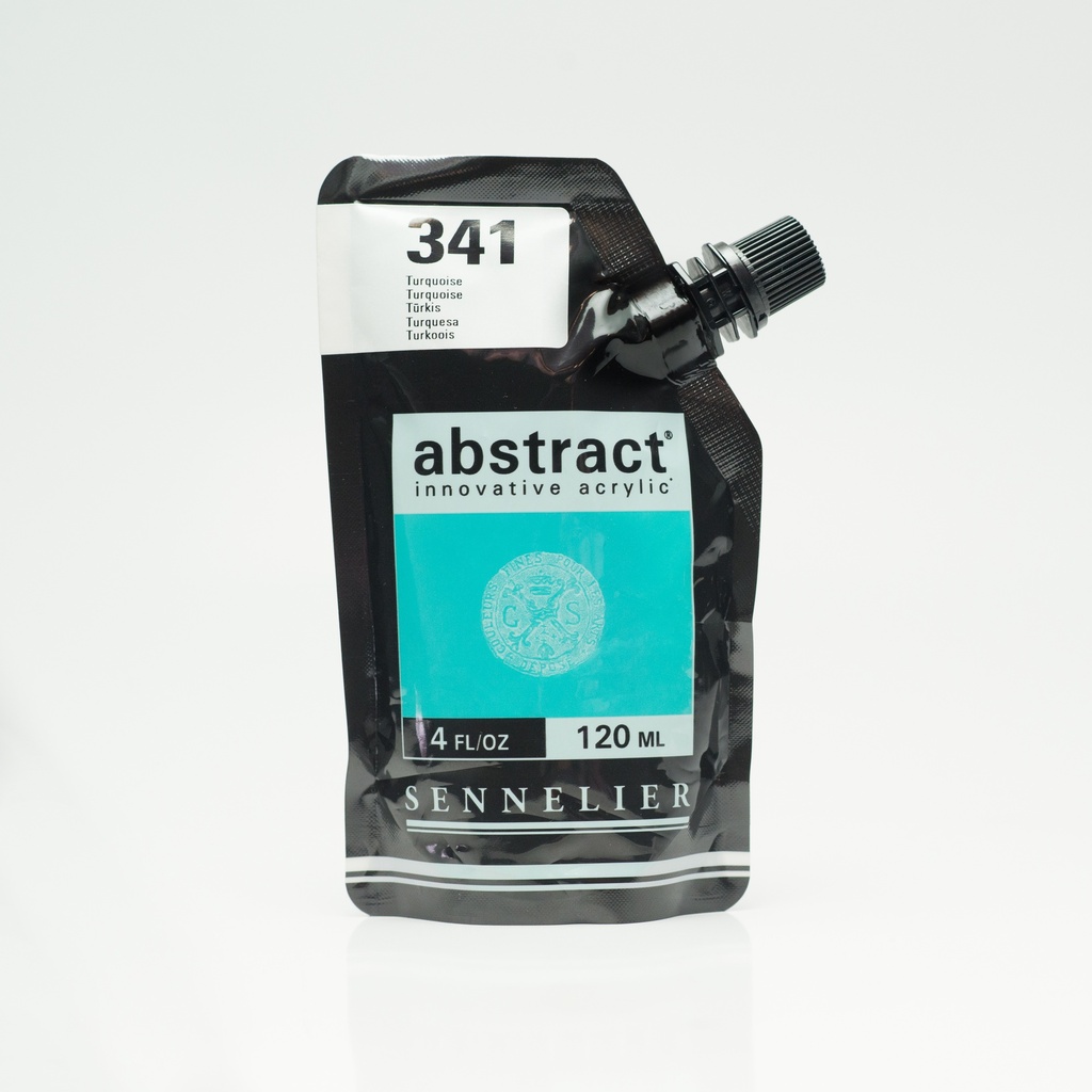 Peinture Acrylique Sennelier - Abstract, 341 Turquoise 120ml 120ml