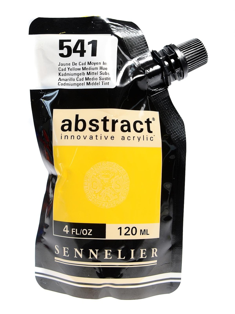 Peinture Acrylique Sennelier - Abstract, 541 Jaune de Cad Moyen 120ml 120ml