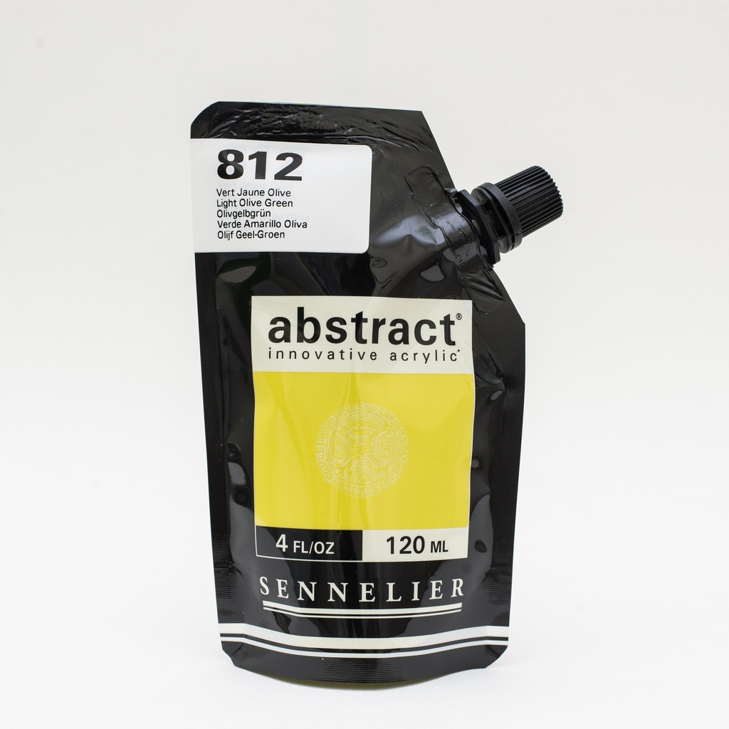 Peinture Acrylique Sennelier - Abstract, 812 Vert jaune olive 120ml 120ml