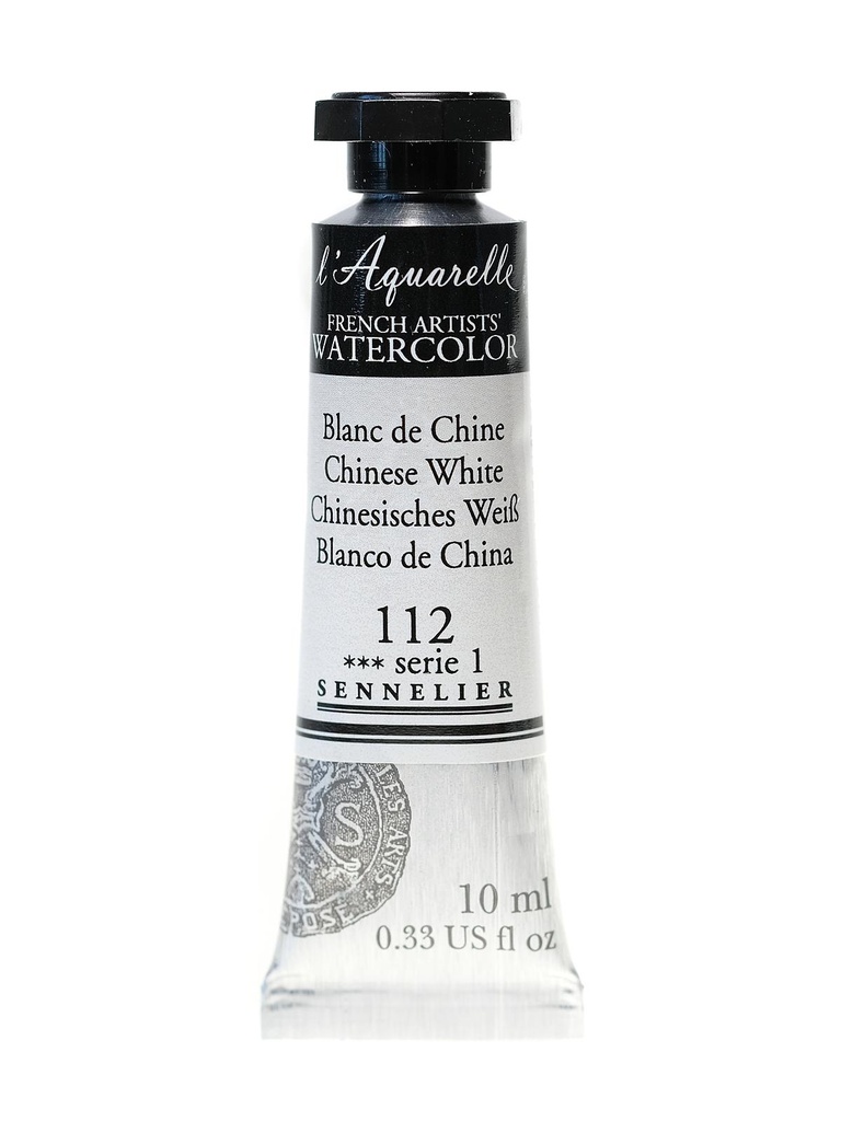 Peinture Aquarelle Extra-Fine Sennelier, 112 Blanc de Chine S1 10ml