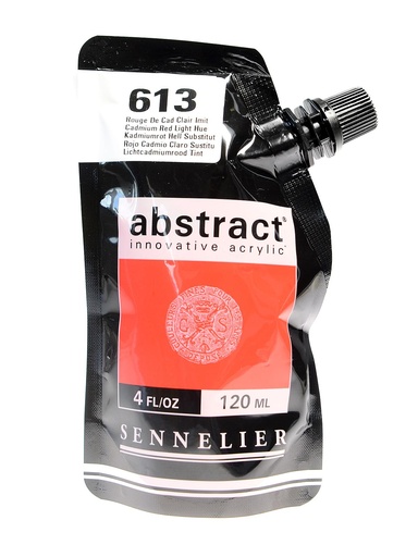 [N121121.613] Peinture Acrylique Sennelier - Abstract, 613 Rouge de Cad Clair 120ml 120ml