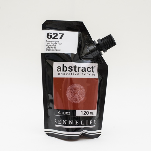 [627ABS] Peinture Acrylique Sennelier - Abstract, 627 Rouge Anglais 120ml 120ml