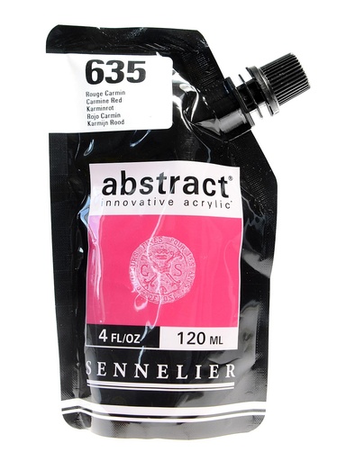 [N121121.635] Peinture Acrylique Sennelier - Abstract, 635 Rouge Carmin 120ml 120ml