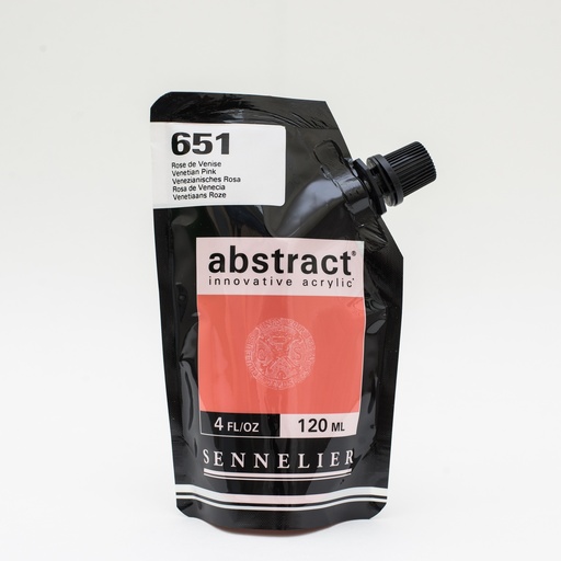 [N121121.651] Peinture Acrylique Sennelier - Abstract, 651 Rose de Venise 120ml 120ml